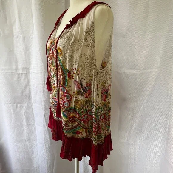 BILA Women's Boho Top - Picture 3 of 12